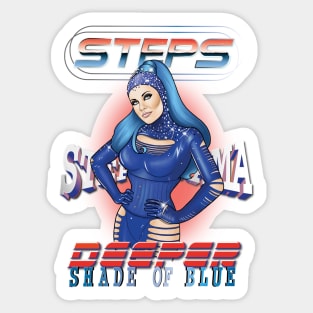 DOMINATRIX SHADES OF BLUE Sticker